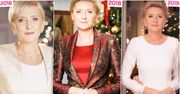 Agata Duda na Boże Narodzenie stroi się jak Melania Trump. Każda kreacja była w innym stylu. Tegoroczną zapamiętamy na długo