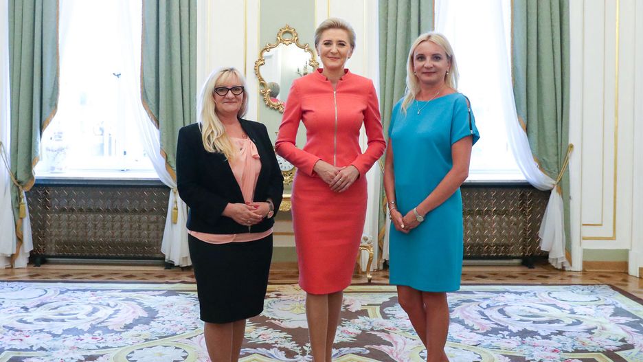 Agata Kornhauser-Duda rozmawiała o bezrobociu. 