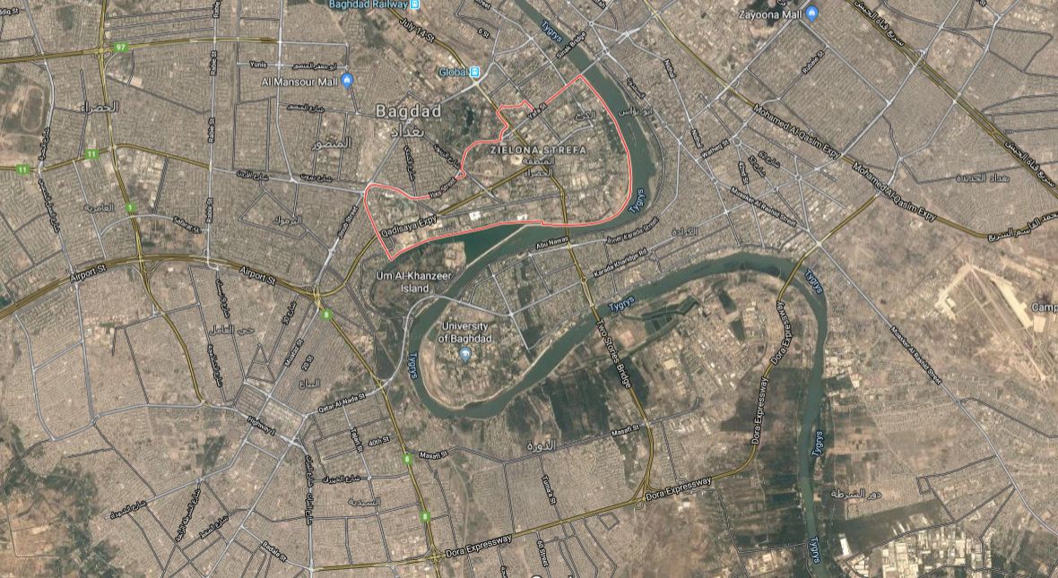 Irak. Atak na dzielnicę rządową w Bagdadzie