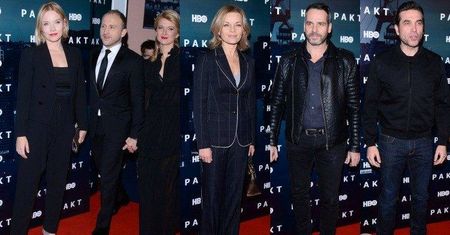 Gwiazdy na premierze kolejnego sezonu serialu "Pakt": Roma Gąsiorowska, Borys Szyc z ukochaną, Małgorzata Foremniak, Paweł Deląg, Marcin Dorociński...