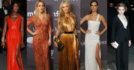 Gwiazdy na gali amfAR 2017 w Nowym Jorku: Naomi Campbell, Ellie Goulding, Paris Hilton, Scarlett Johansson...
