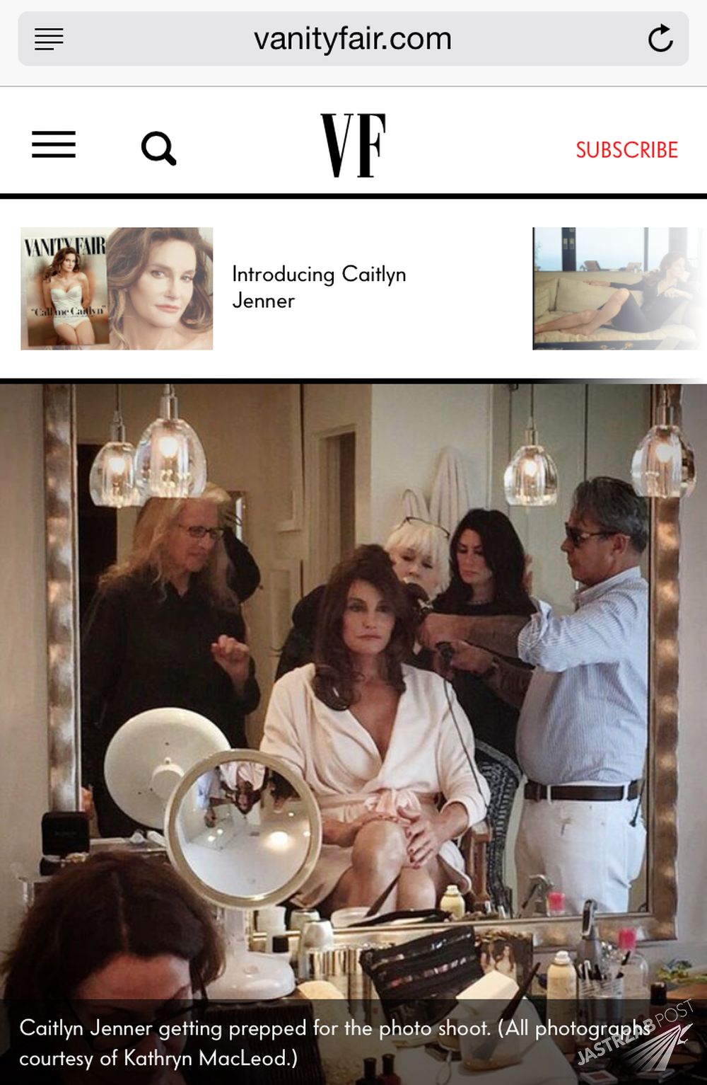 Caitlyn Jenner
Fot. screen z Vanity Fair