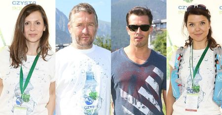 Sebastian Karpiel-Bułecka, Joanna Jabłczyńska i Anita Sokołowska wzięli udział w akcji Czyste Tatry [zdjęcia]