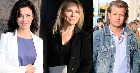 Jarek Jakimowicz w dżinsie, Anna Iberszer poczuła wiosnę i Anna Jurksztowicz w czerni na czarnej komedii