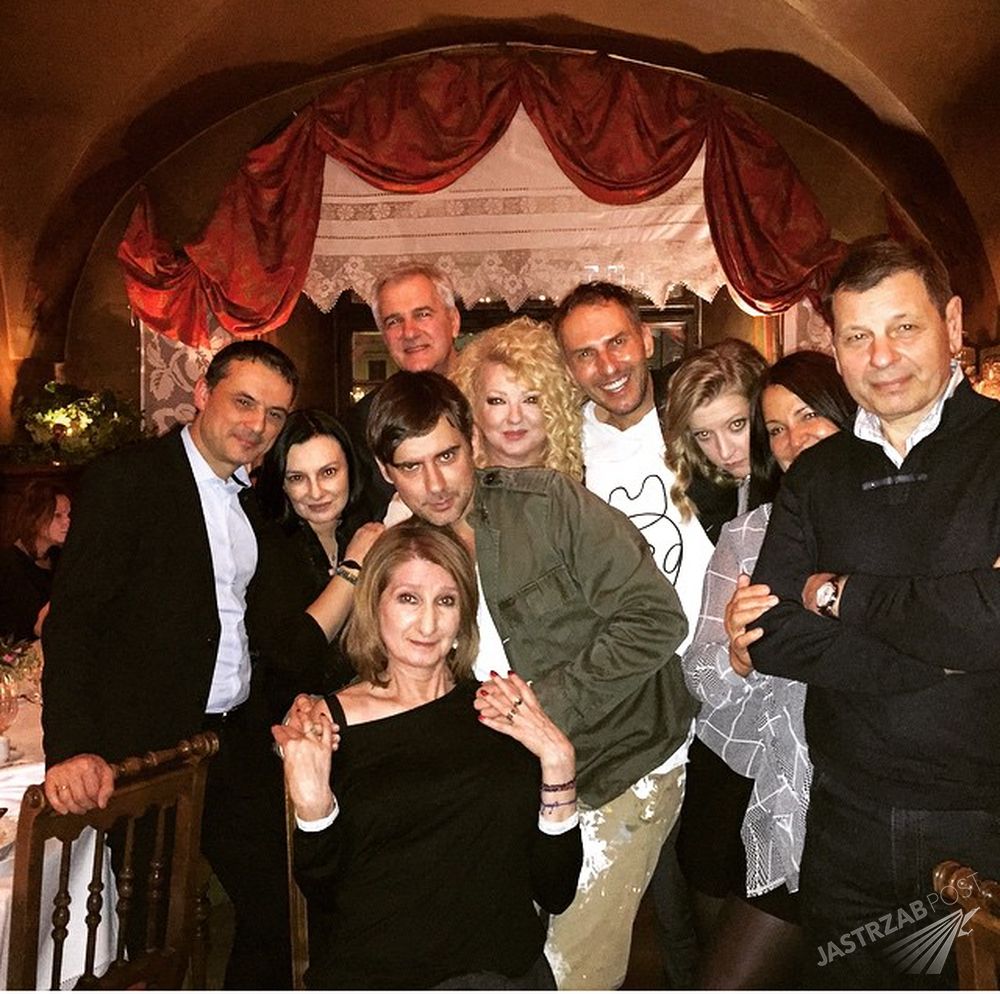 Magda Gessler, Marcin Tyszka i Lara Gessler 
Fot. screen z Instagram