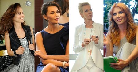 Paulina Smaszcz-Kurzajewska, Paulina Sykut-Jeżyna, Anna Popek, Agata Załęcka pozują do Modnego Kalendarza [zdjęcia]