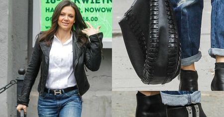 Drapieżna Kinga Rusin pod studiem ''Dzień Dobry TVN''