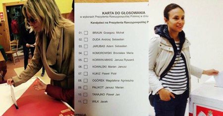 Wybory 2015: Patrycja Markowska, Anna Czartoryska-Niemczycka, Edyta Herbuś. Jak głosowały gwiazdy? [GALERIA]