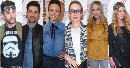 Jessica Mercedes w stroju vintage, Marcelina Zawadzka a la hipiska, Anna Czartoryska cała w dżinsie