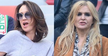 Monika Olejnik z Tomaszem Ziółkowskim i Anna Nowak z synem na finale pucharu Polski