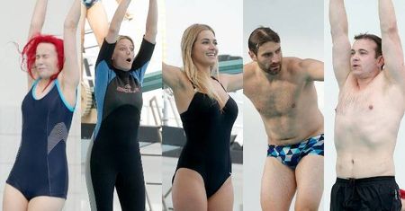 Szalone akrobacje gwiazd w ''Celebrity Splash'' - dużo zdjęć