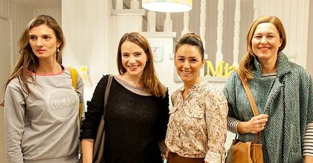 Gwiazdy na otwarciu nowego showroomu: Anna Dereszowska, Beata Sadowska, Kamila Szczawińska