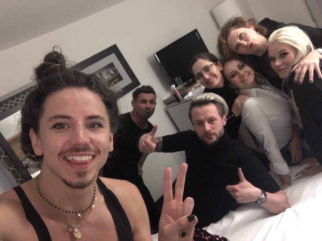 Michał Szpak z siostrami Oliferuk szaleją w Los Angeles