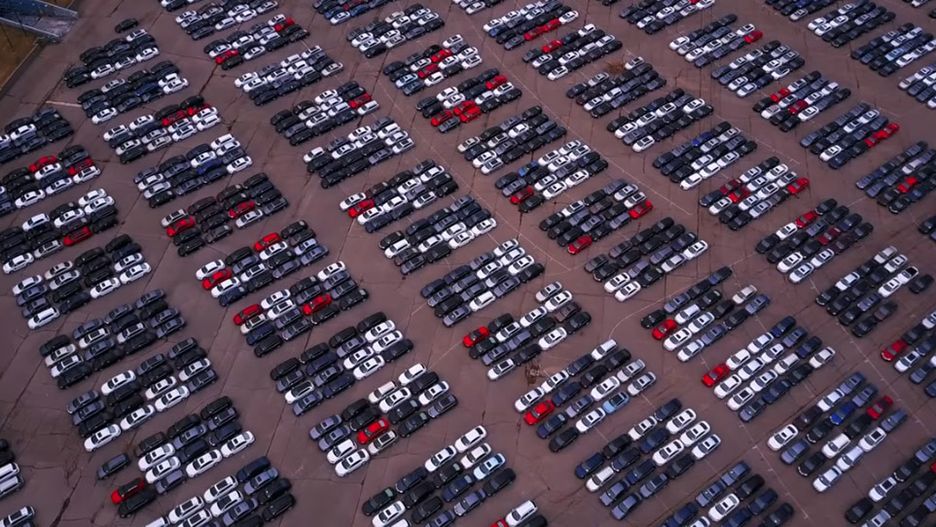 Jeden z parkingów Volkswagena