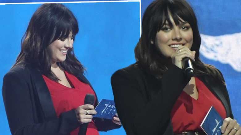 Ewa Farna na rozdaniu nagród Ceny Andel 2018