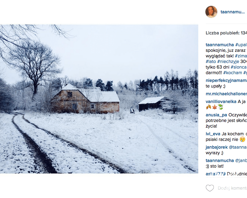 Anna Mucha uwielbia upały