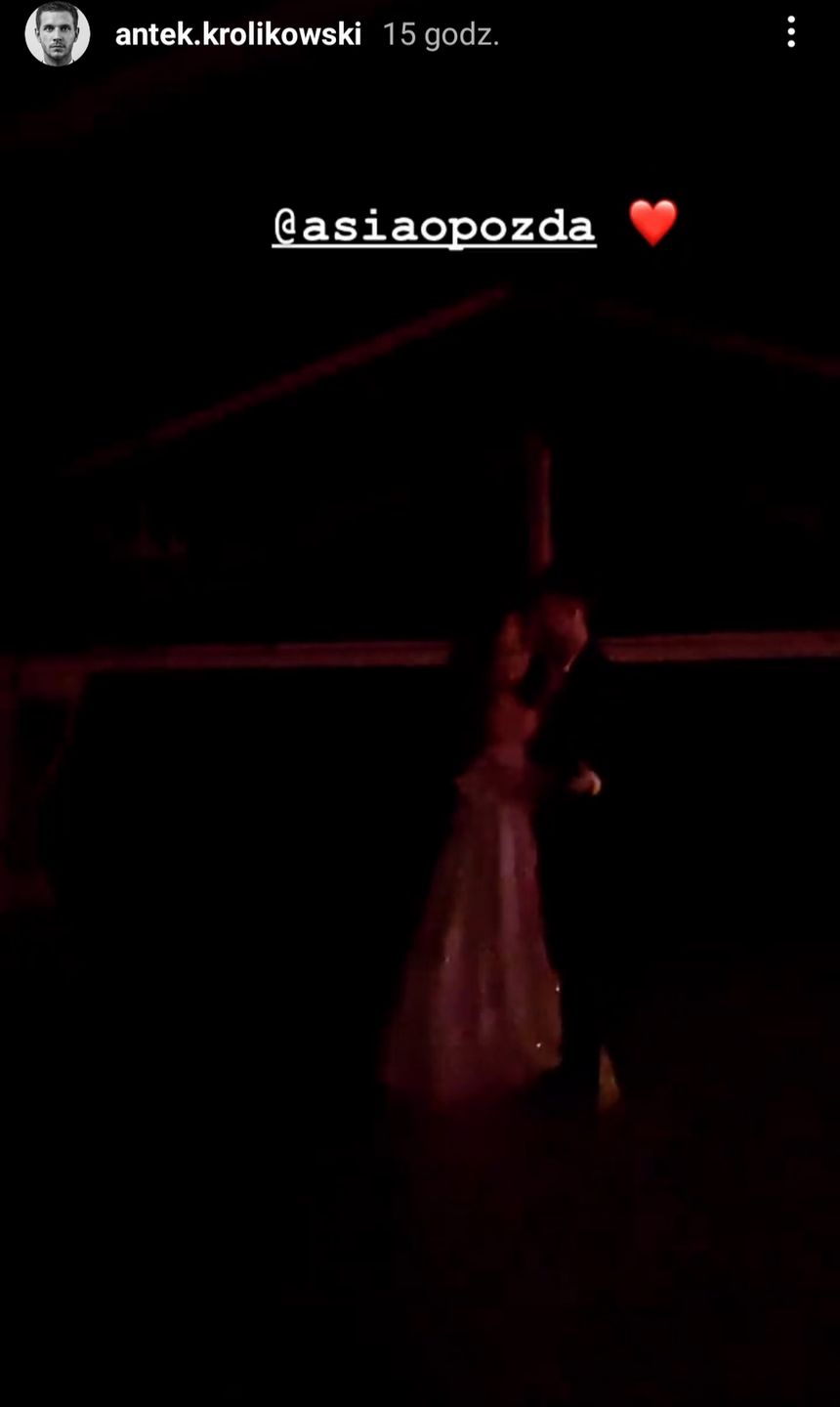Joanna Opozda i Antek Królikowski - wesele, drugi taniec