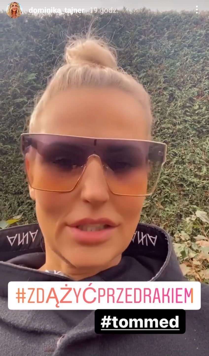 Dominika Tajner o operacji