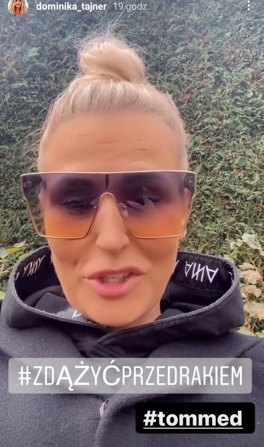 Dominika Tajner o operacji