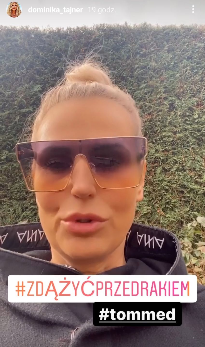 Dominika Tajner o operacji