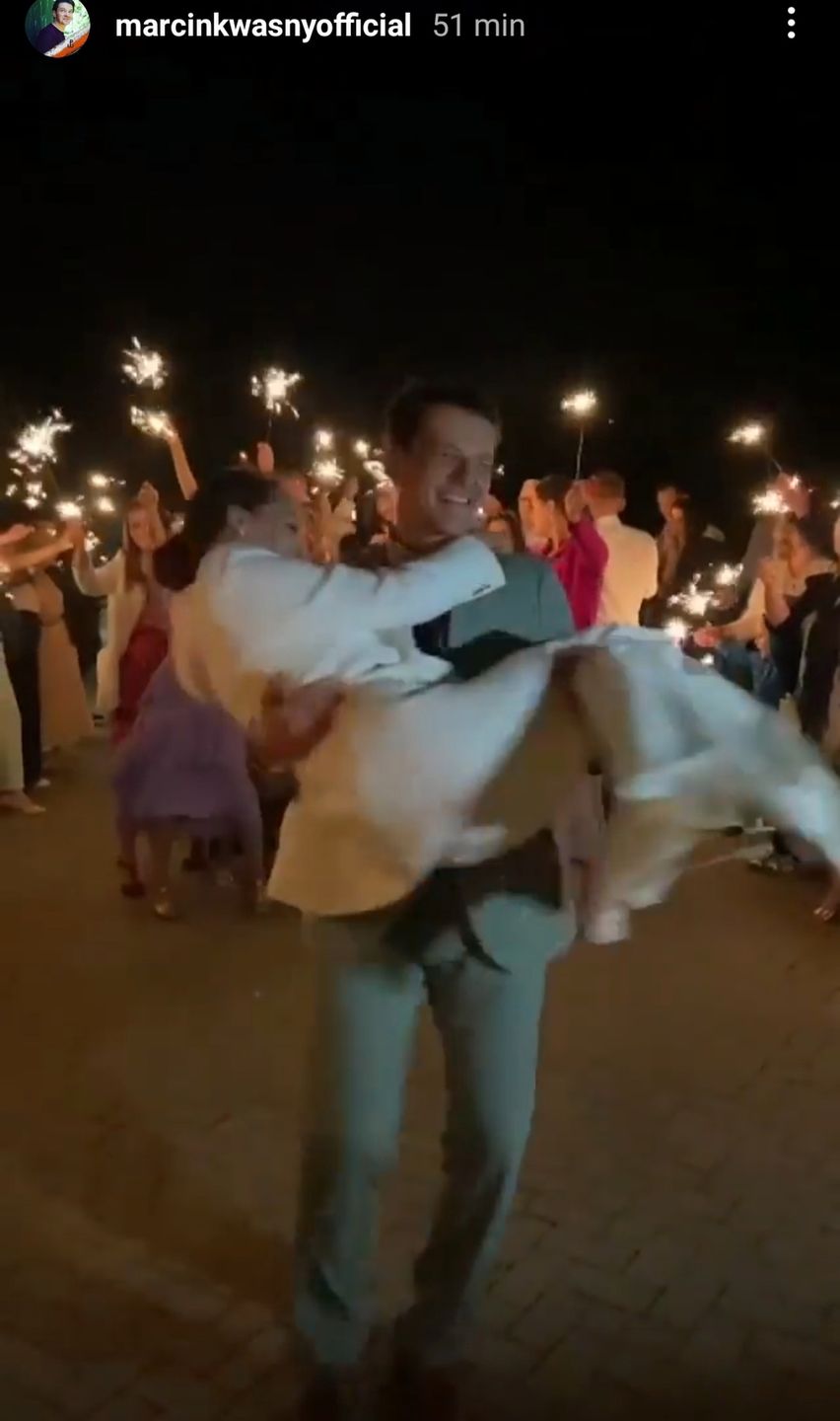 Marcin Kwaśny wziął ślub