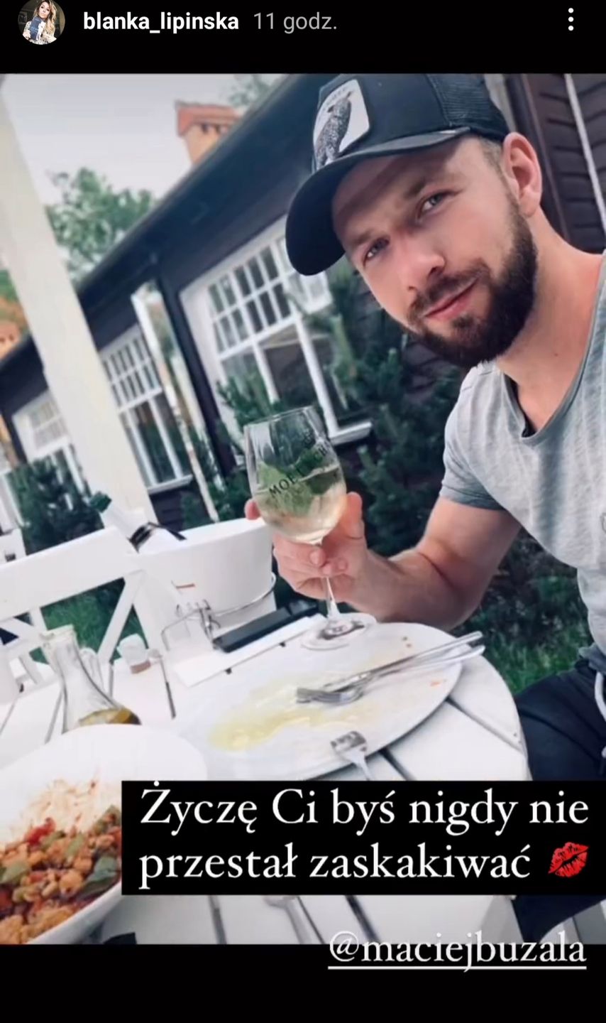 Blanka Lipińska uczciła urodziny Macieja Buzali