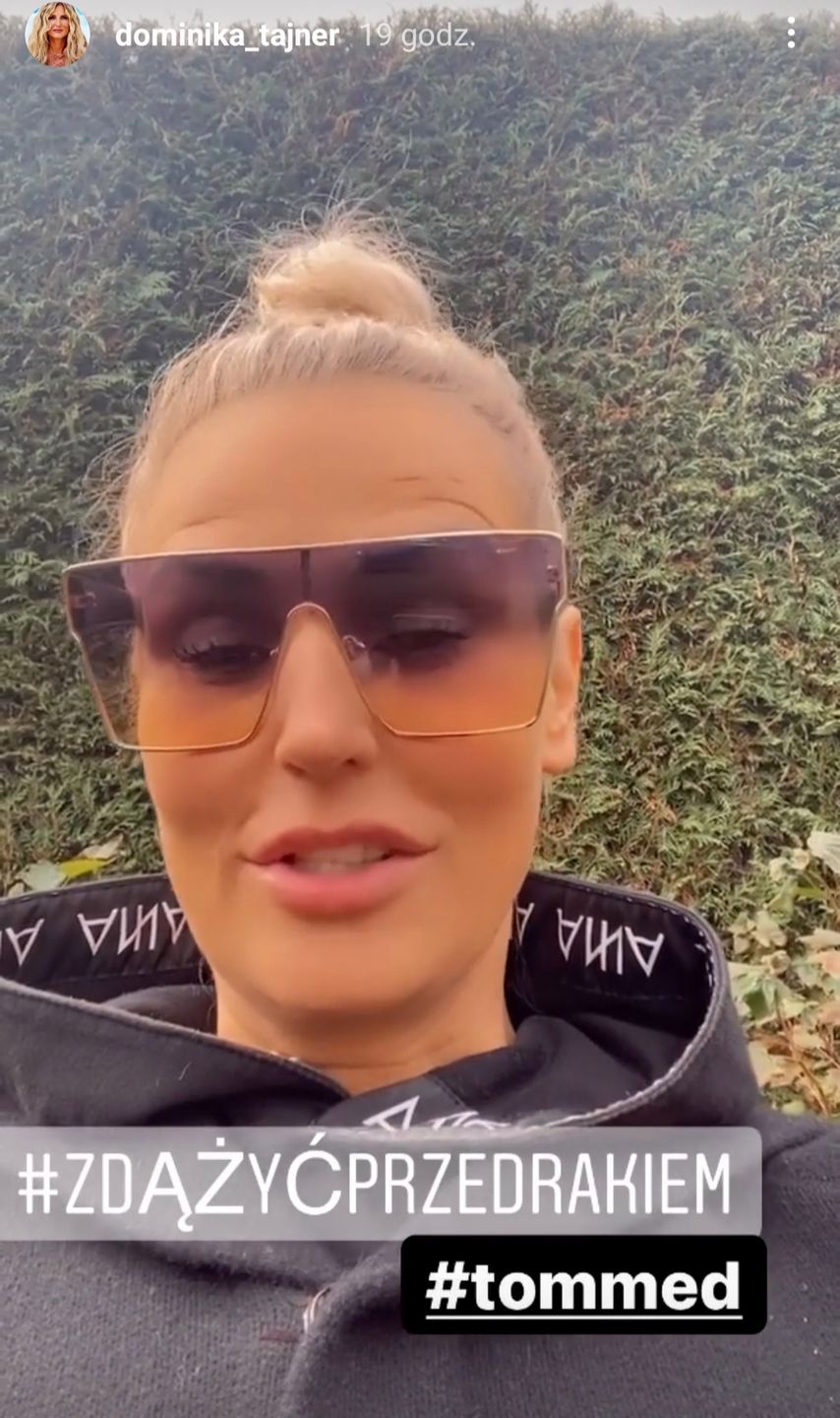 Dominika Tajner o operacji