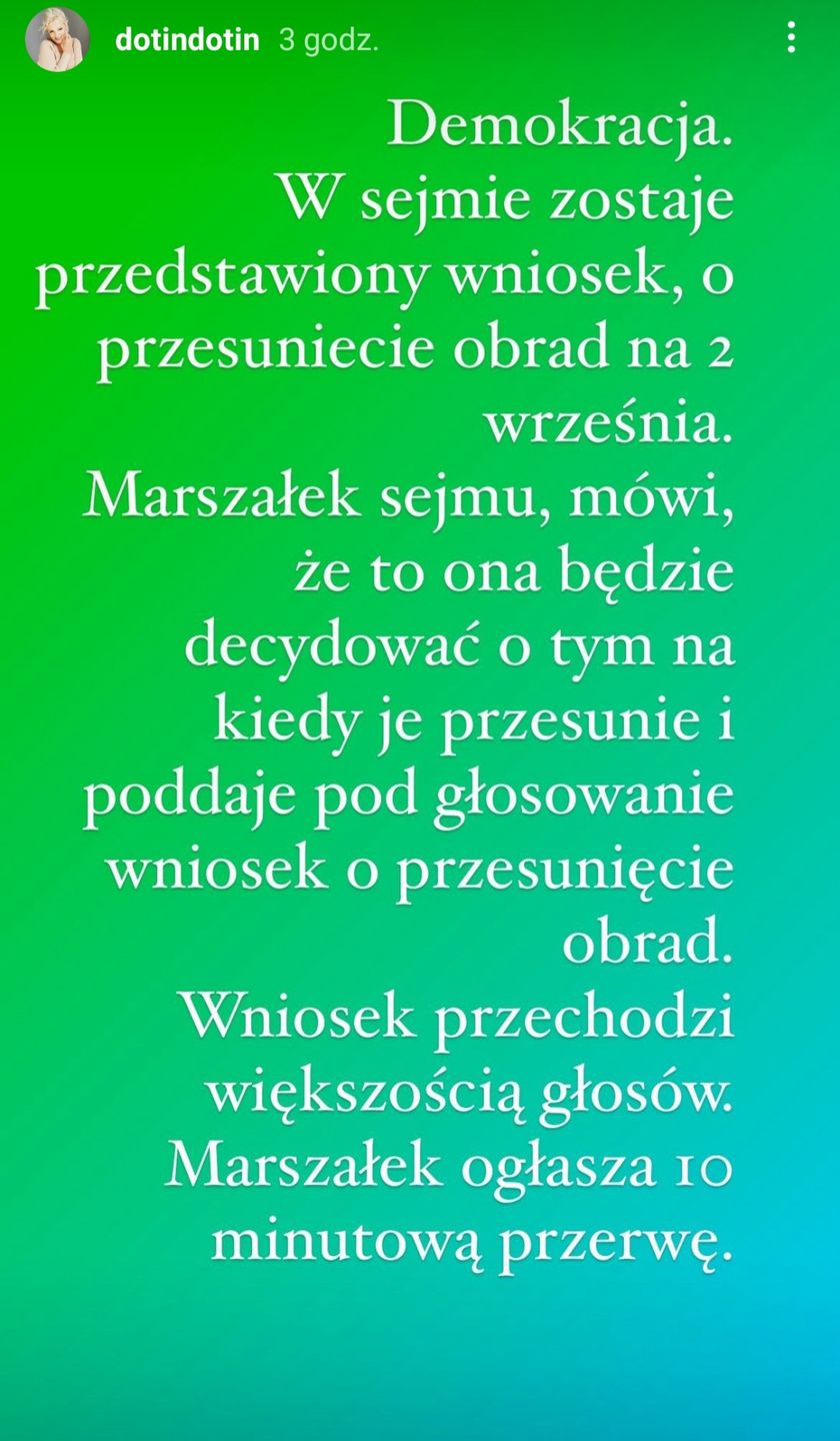 Dorota Szelągowska reaguje na zachowanie Pawła Kukiza