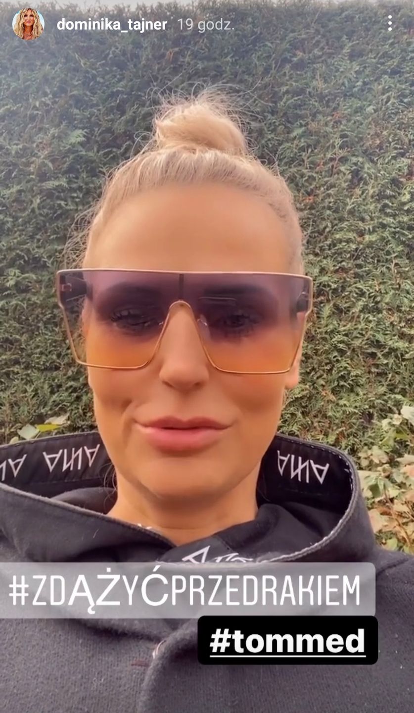 Dominika Tajner o operacji