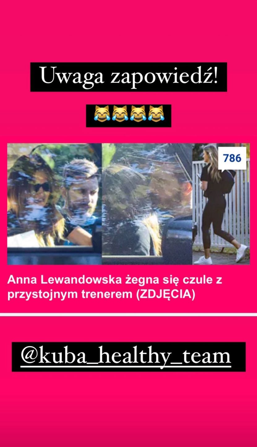 Anna Lewandowska komentuje zdjęcia z przystojnym trenerem