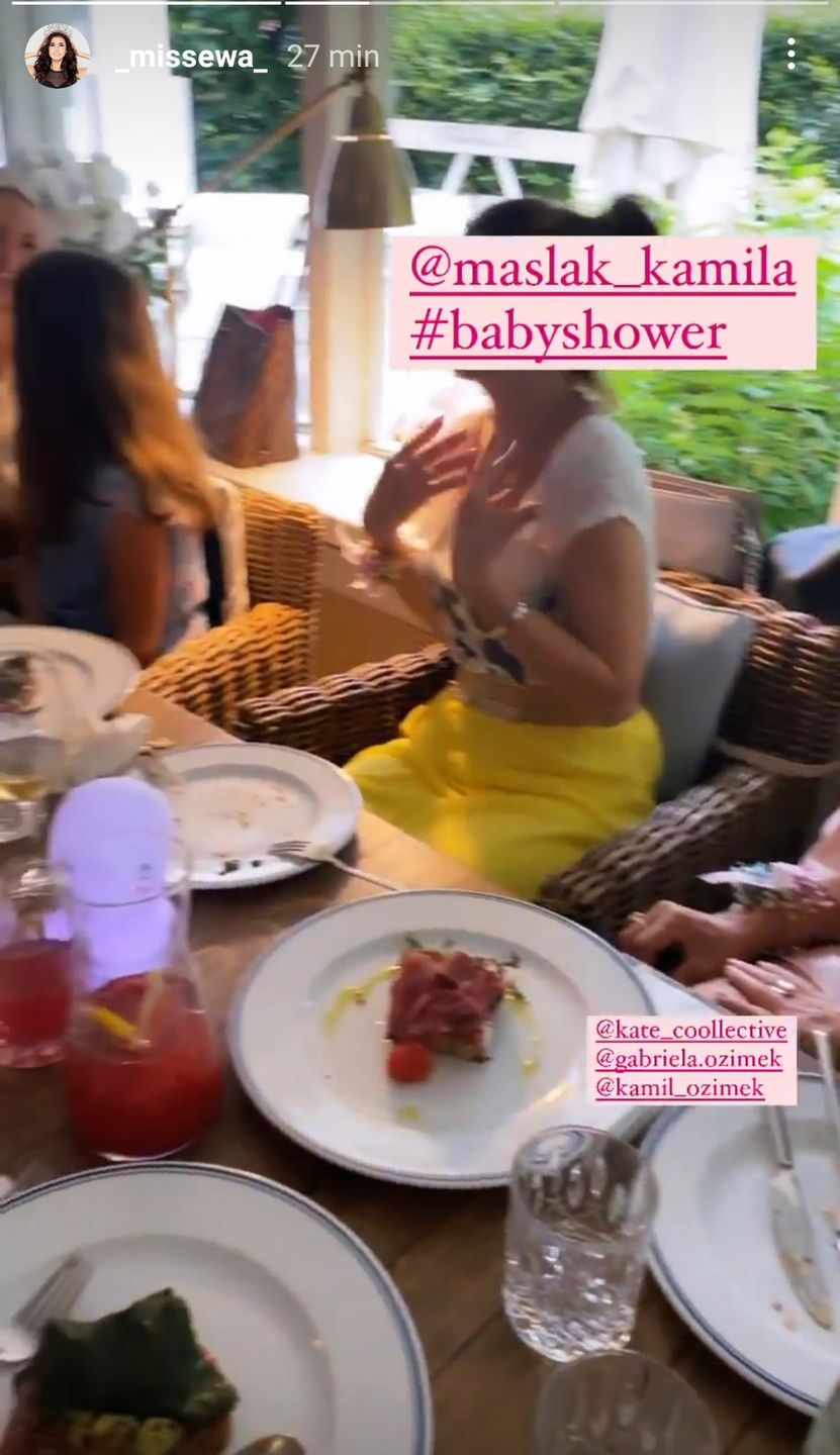 Kamila Maślak - baby shower