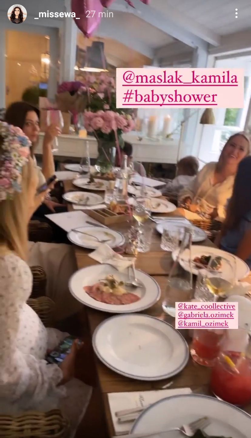 Kamila Maślak - baby shower