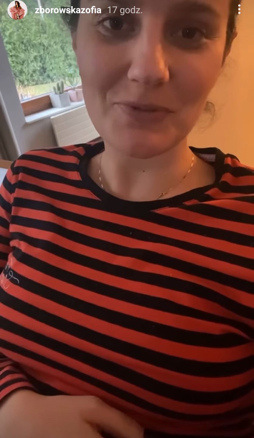 Zofia Zborowska o ciąży