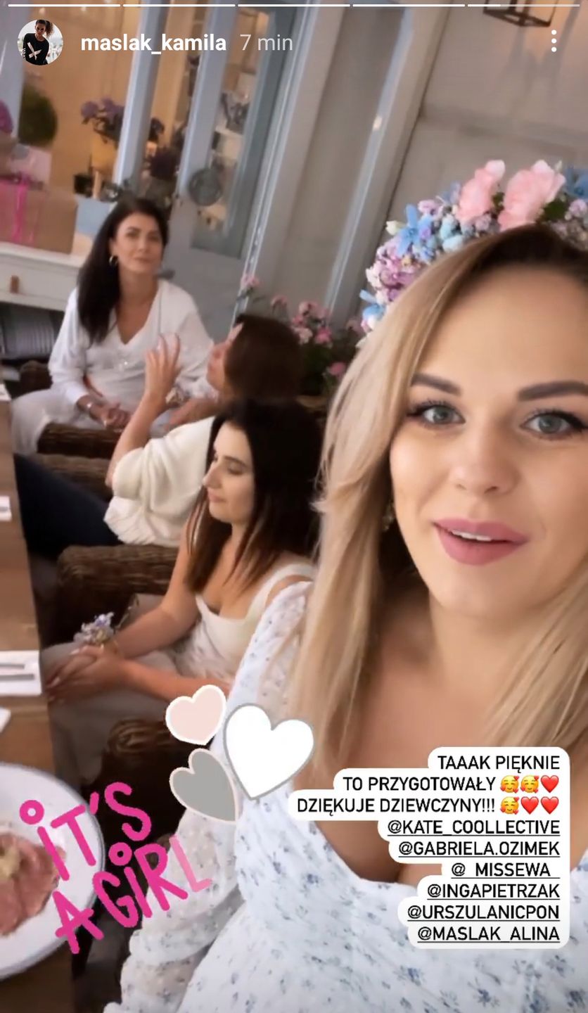 Kamila Maślak - baby shower