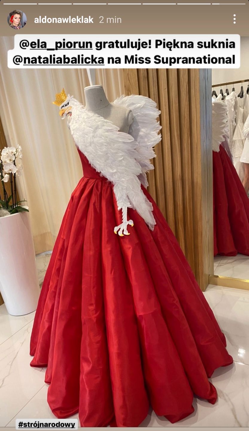 Natalia Balicka - jedna z kreacji na Miss Supranational 2021