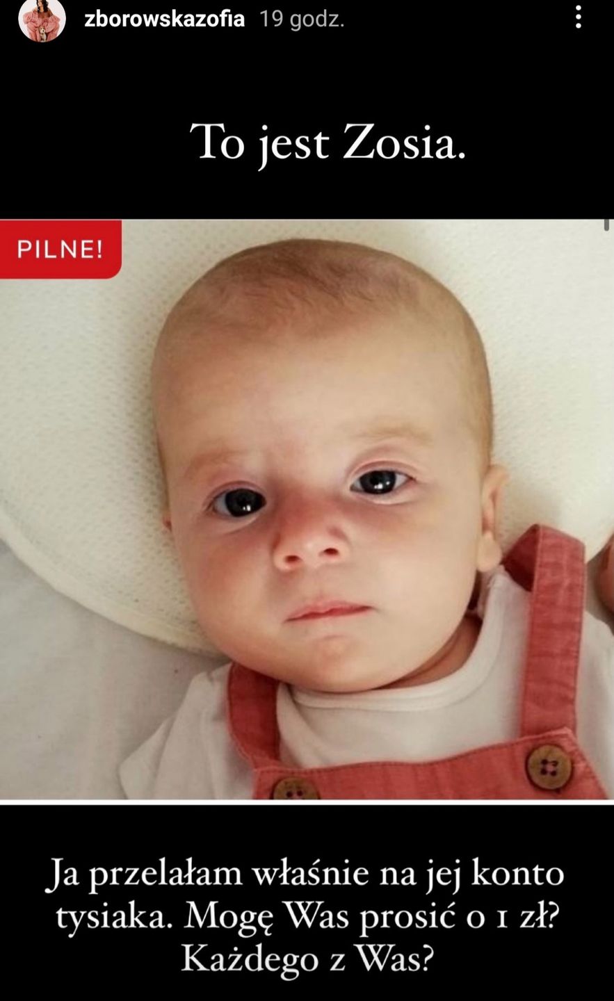 Zosia Zborowska błaga o pomoc Zosi Bigos