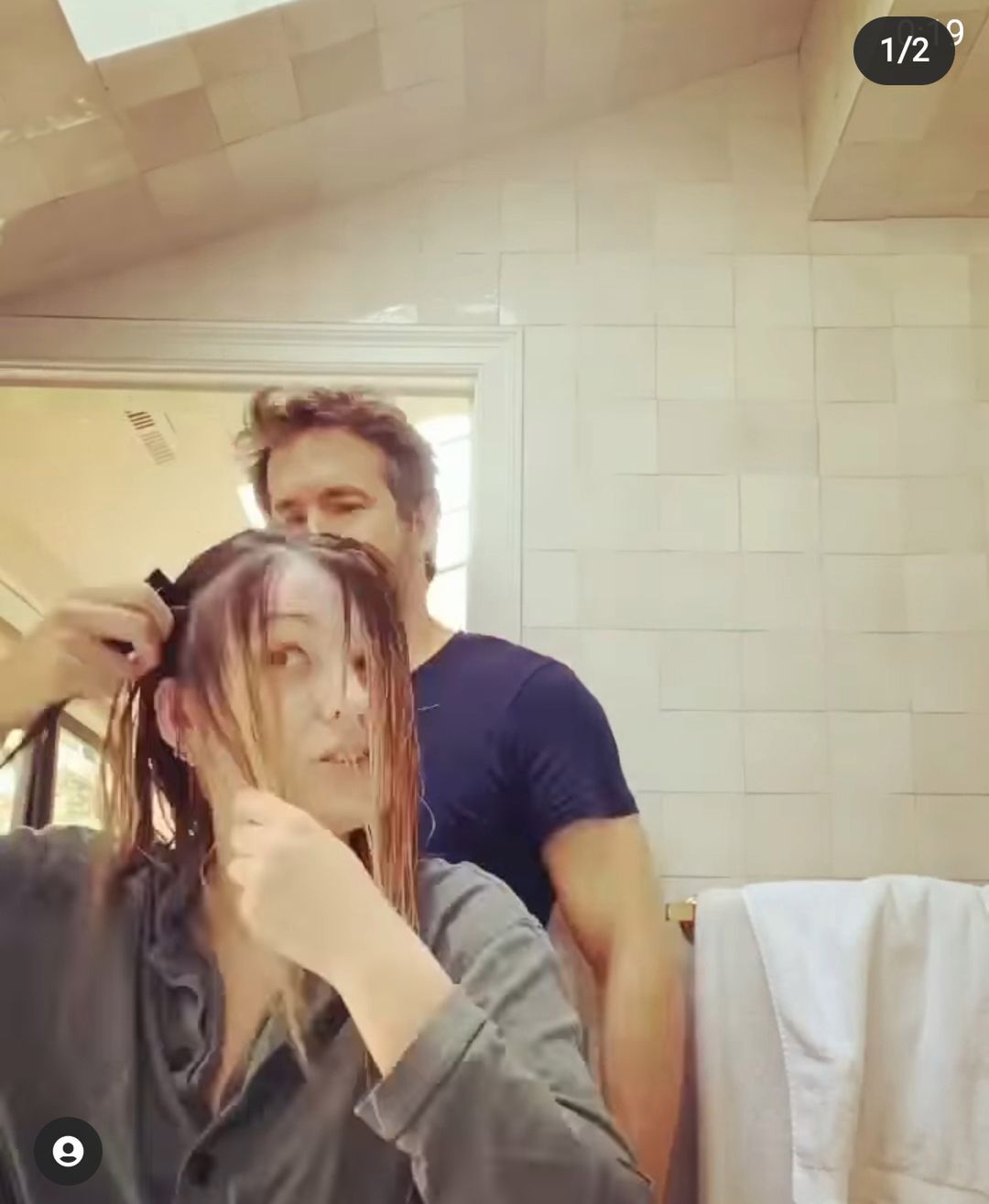 Ryan Reynolds zabrał się za włosy Blake Lively