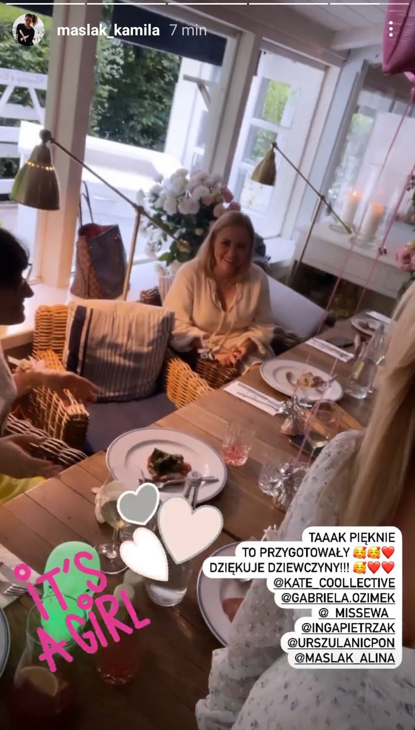 Kamila Maślak - baby shower