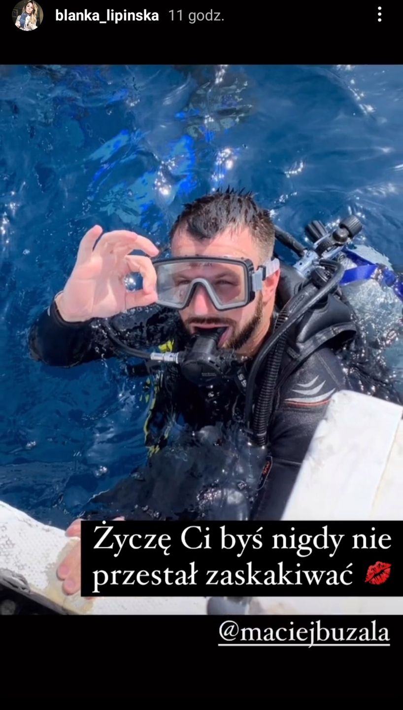 Blanka Lipińska uczciła urodziny Macieja Buzali