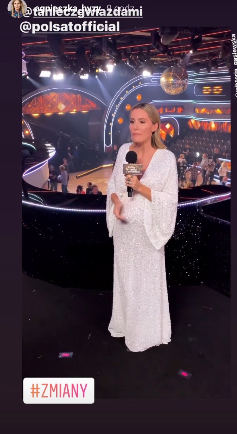 Agnieszka Hyży w ciąży w Tańcu z gwiazdami