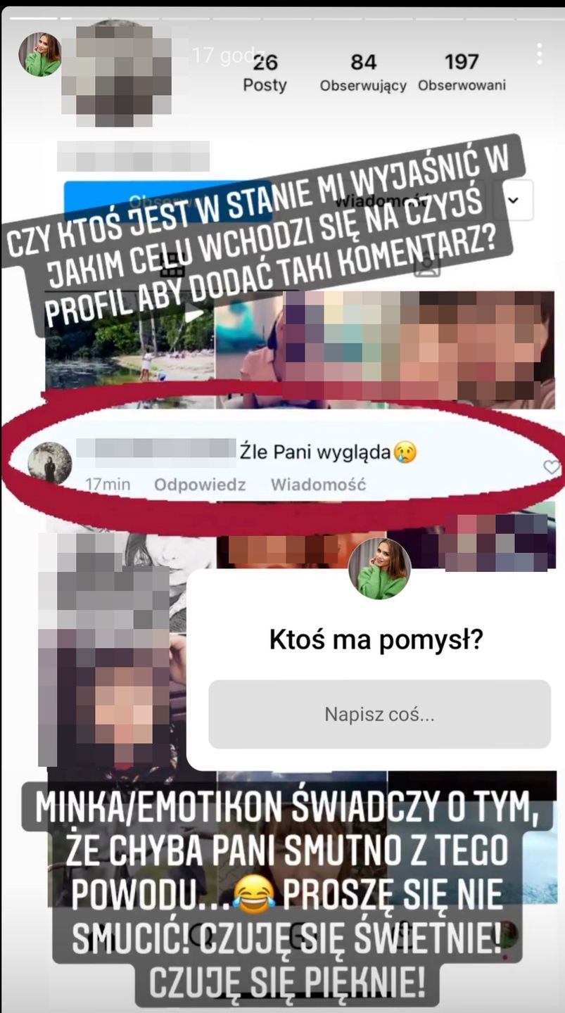 Agnieszka Kaczorowska odpowiada internautce