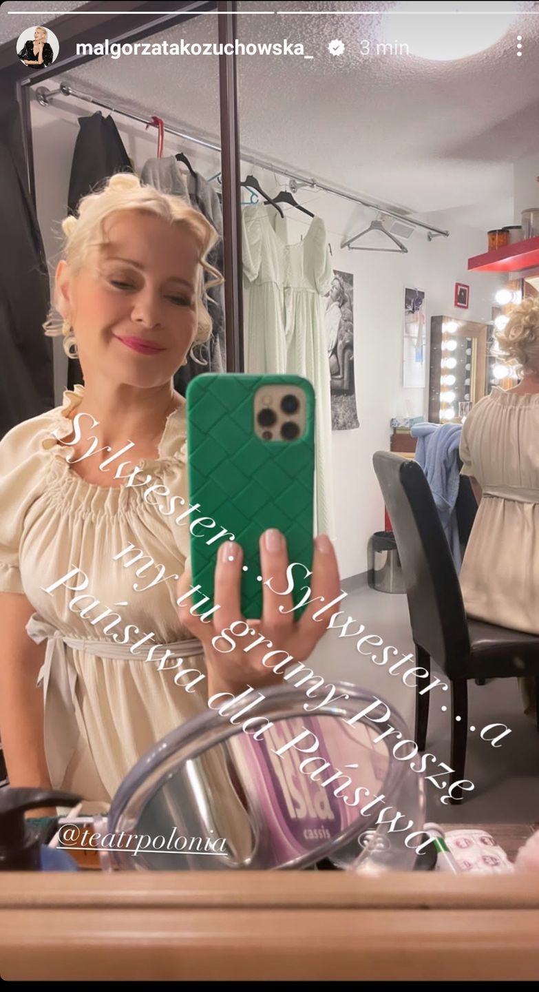 Małgorzata Kożuchowska - sylwester 2022
