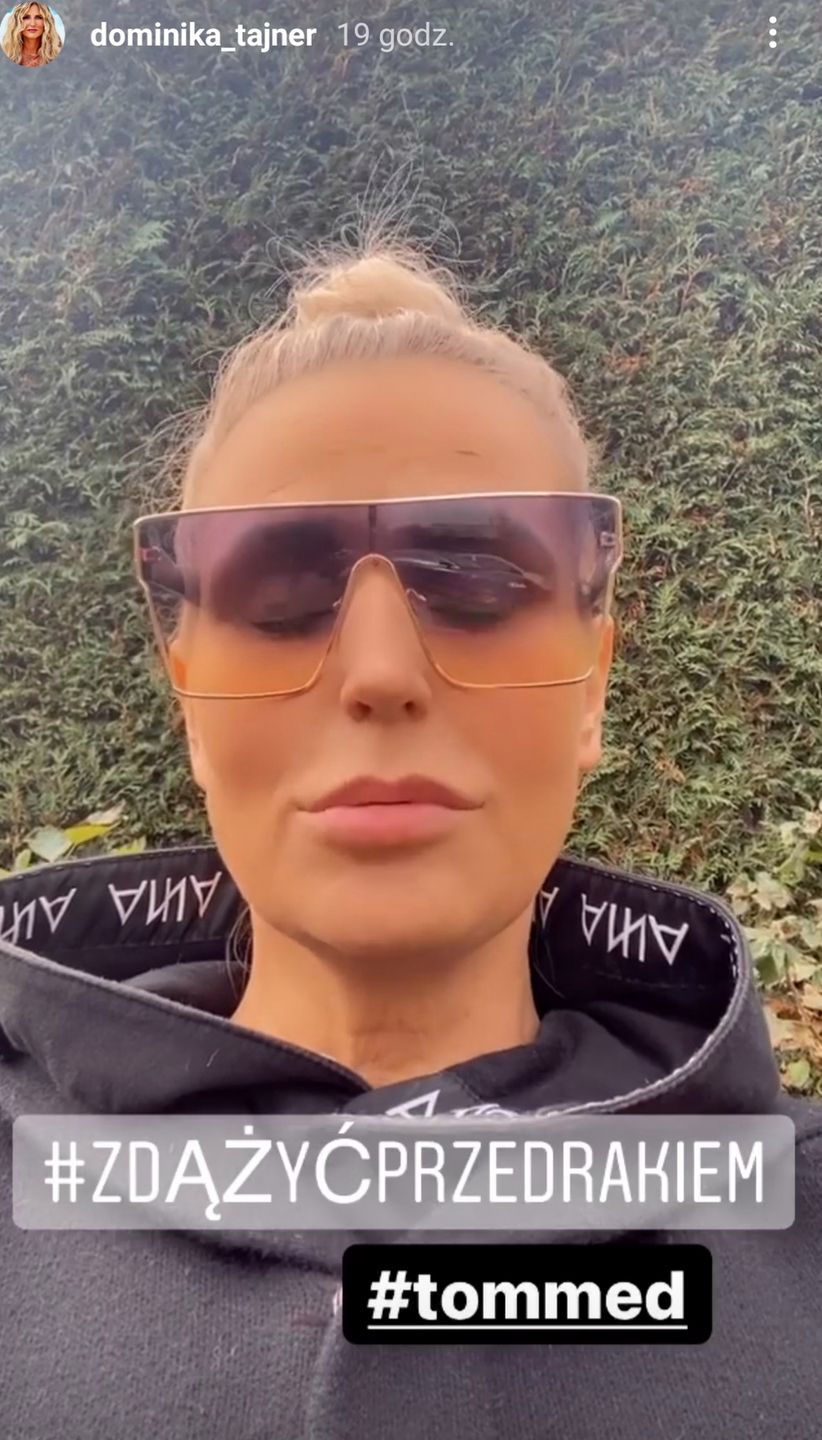 Dominika Tajner o operacji