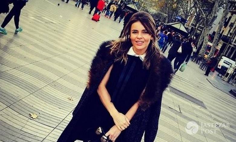 Edyta Herbuś w czarnej sukience z kołnierzykiem Valentino (fot. Instagram)