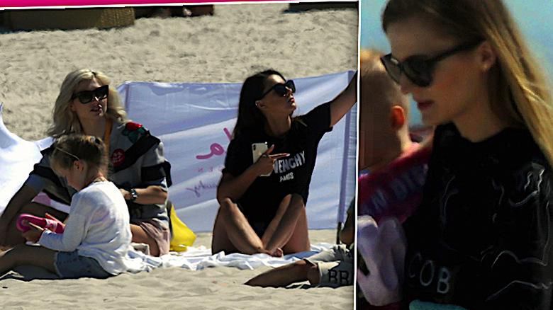 Polskie WAGs na plaży w Juracie