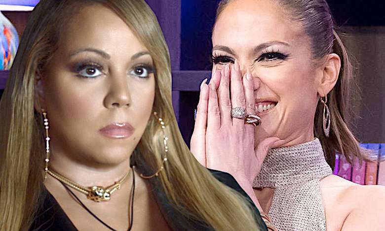 Rozanielona Jennifer Lopez przyłapana na śpiewaniu świątecznego hitu Mariah Carey! Przecież gwiazdy są ze sobą skłócone od 18 lat! [WIDEO]