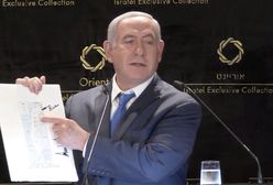 Premier Netanjahu chwali się mapą z podpisem Trumpa. "Ładnie"