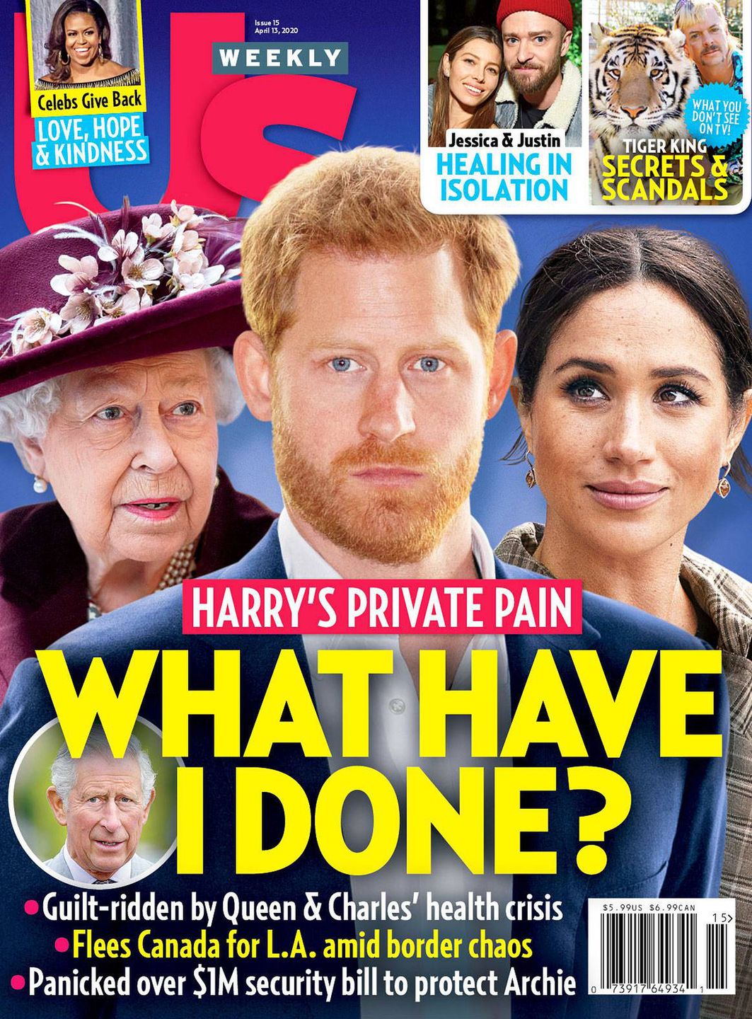 Książę Harry na okładce US Weekly