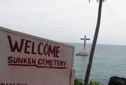 Filipiny - zatopiony cmentarz Catarman