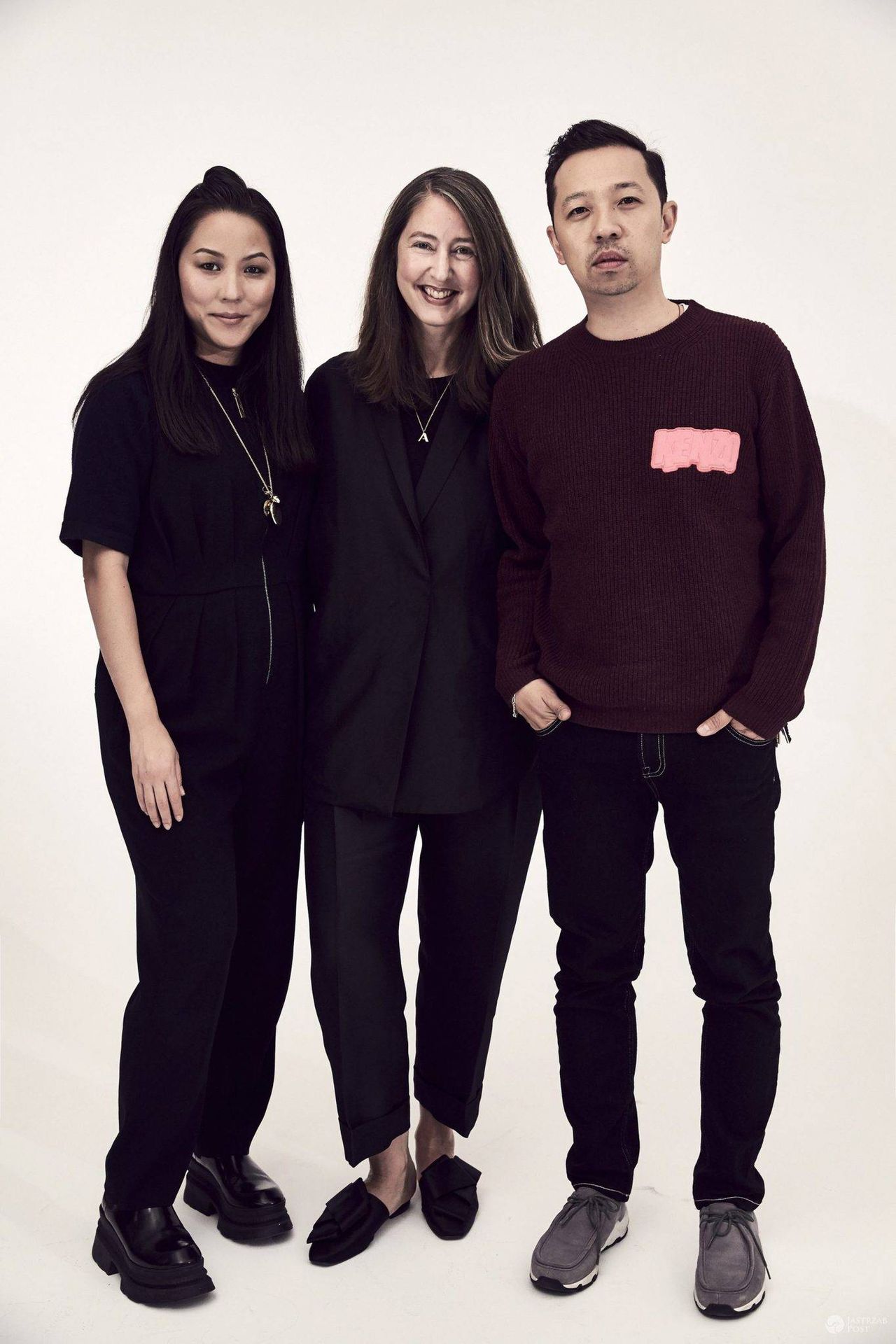 Na zdj. Carol Lim (dyrektor kreatywna Kenzo), Ann-Sofie Johansson (Creative Advisor w H&M), Humberto Leon (dyrektor kreatywny Kenzo) (fot. mat. pras.)